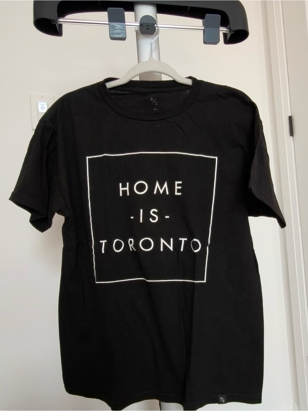 Black 'Home Is Toronto' Graphic Tee